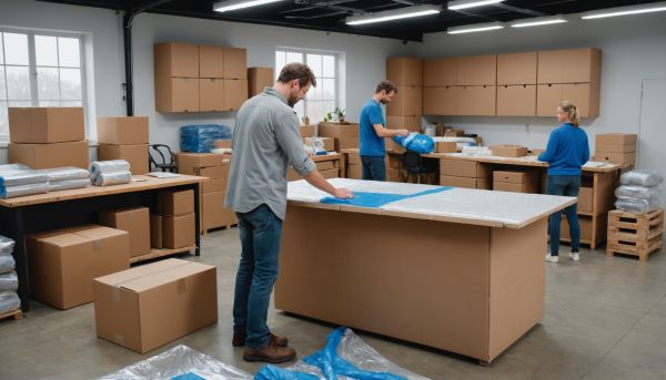 Cartons, emballages et protection des meubles fragiles