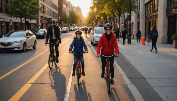 Les pistes cyclables et la mobilité douce au quotidien